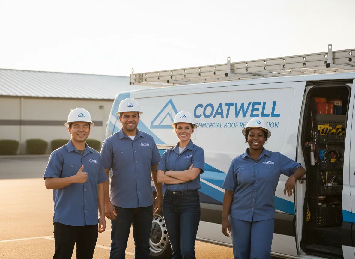 Commercial roof coating company in Vanderbilt, TX